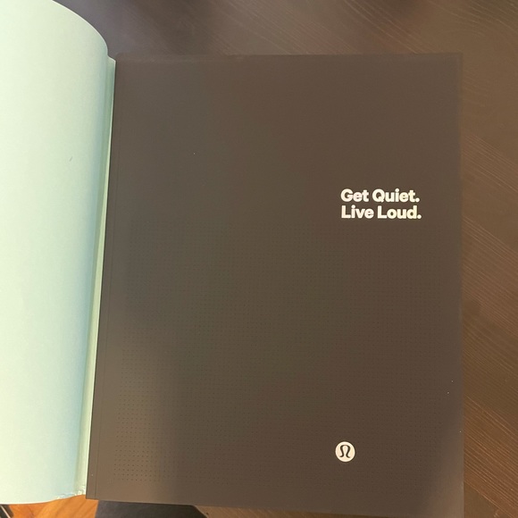 Lululemon Get Quiet Live Loud Book